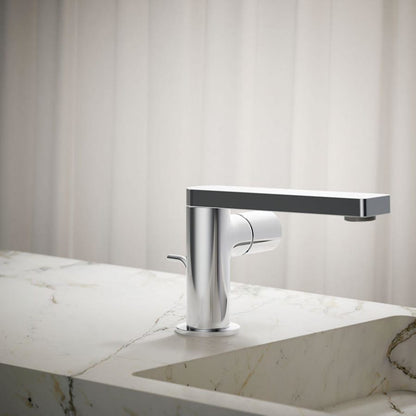 Composed 1.2 GPM Single Hole Bathroom Faucet with Pop-Up Drain Assembly