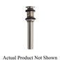 Pop-Up Mushroom Style Plug Lavoratory Drain With Overflow Holes, Polished Chrome