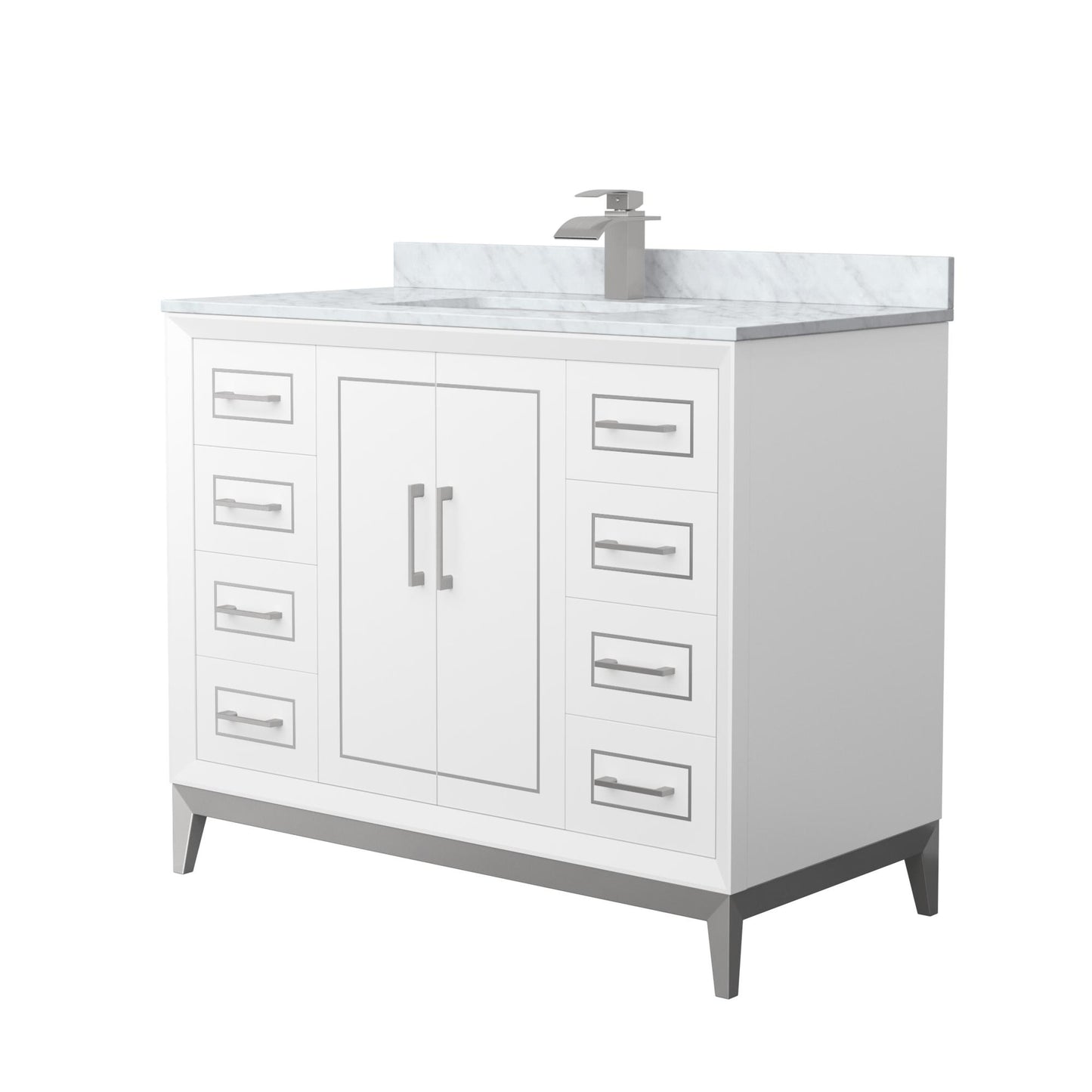 Marlena Single Bathroom Vanity - 42W x 35.25H x 22D