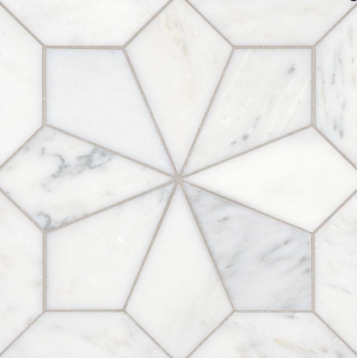 Blomma Bianco Mosaic - Honed