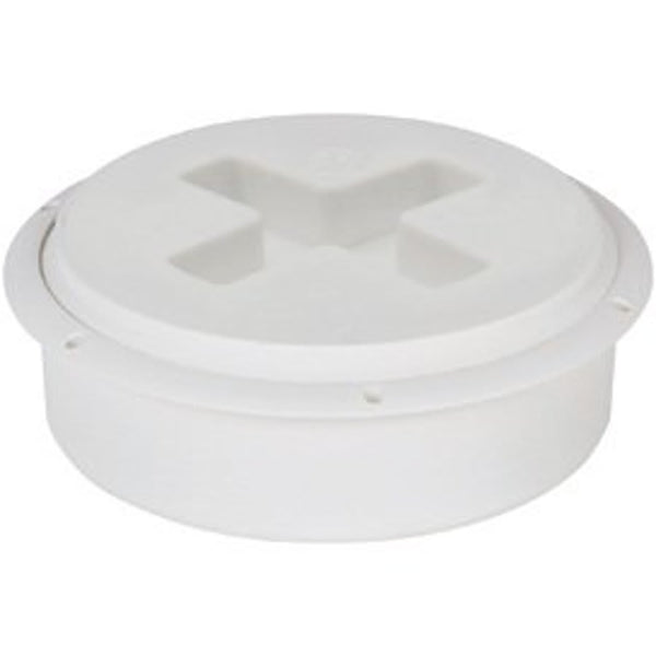 Cleanout, 2 in, MNPT x Spigot with Plug, DWV, PVC