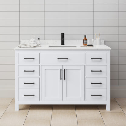 Beckett Single Bathroom Vanity - 54W x 35H x 22D