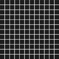 MG BLACK 1X1 SQUARES 12X12 MOSAIC
