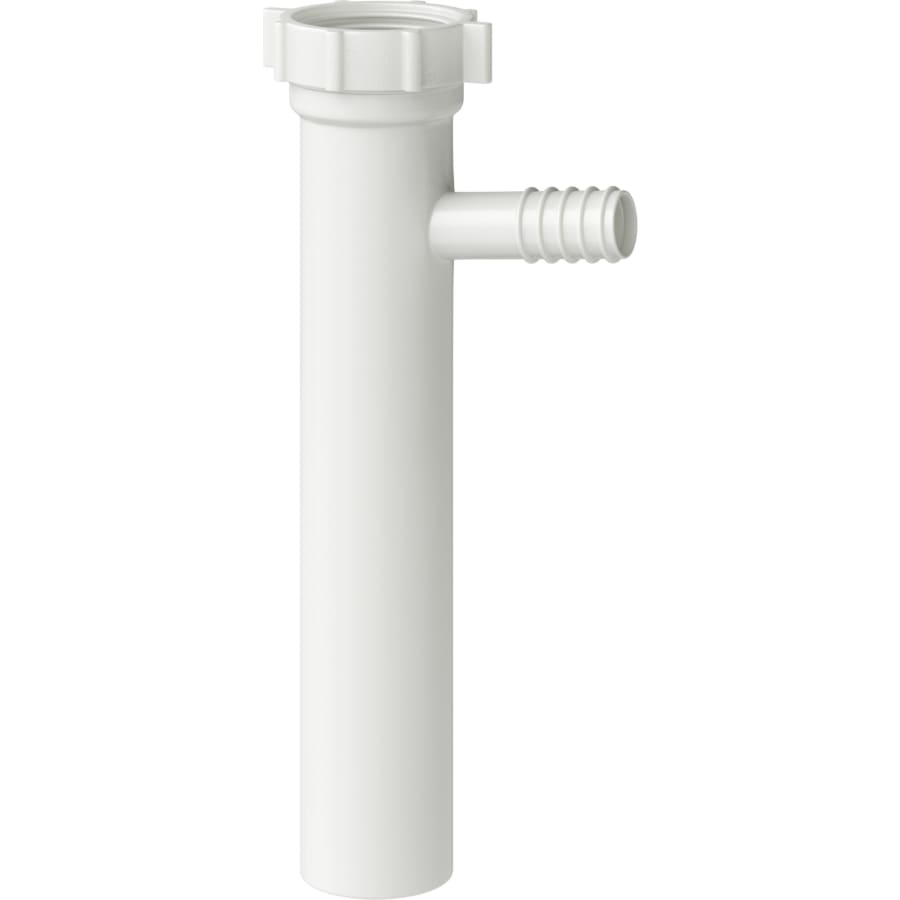 1-1/2" x 8" Plastic Direct Connect Branch Tailpiece with 5/8" OD Branch Connection