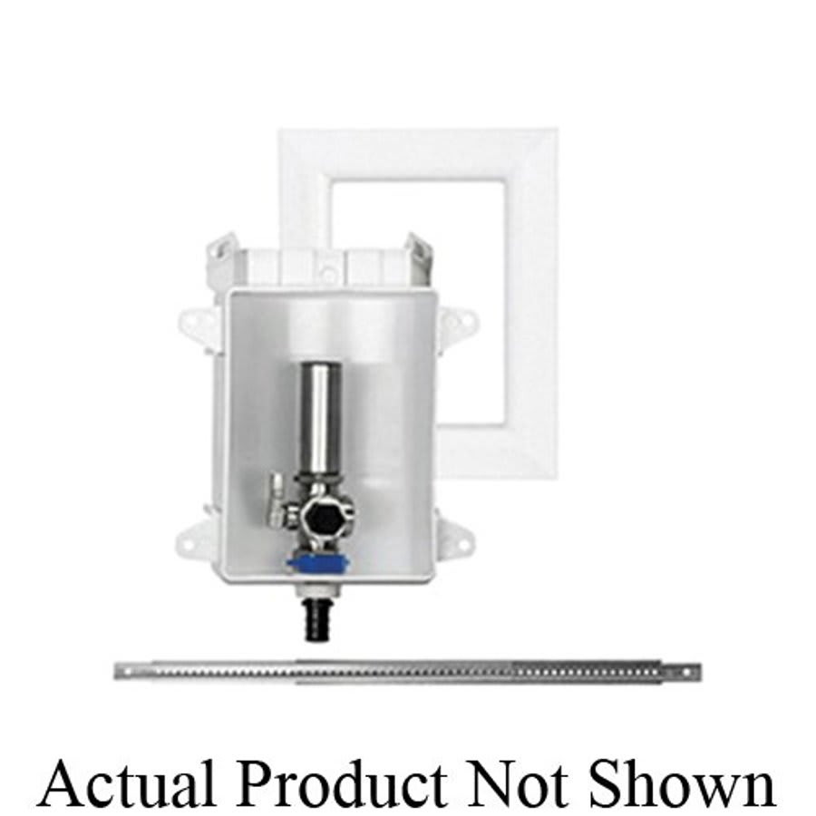 OxBox™ Outlet Box With Arrester, 1/2 in, For Use With Ice Maker, 1/4 in Comp, ABS
