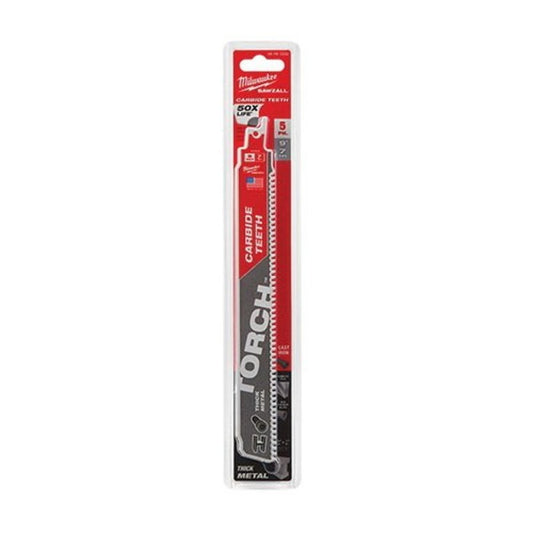 SAWZALL® The Torch™ Carbide Tip Reciprocating Saw Blade, 9 in L, 7 tpi, 0.05 in THK, 5-Pack