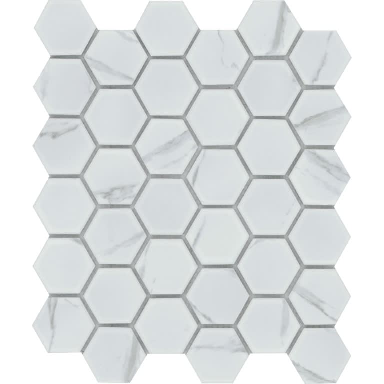 ELEGAN CALACATA MT 2" HEX/MO