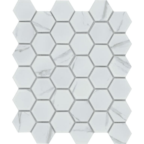 ELEGAN CALACATA MT 2" HEX/MO
