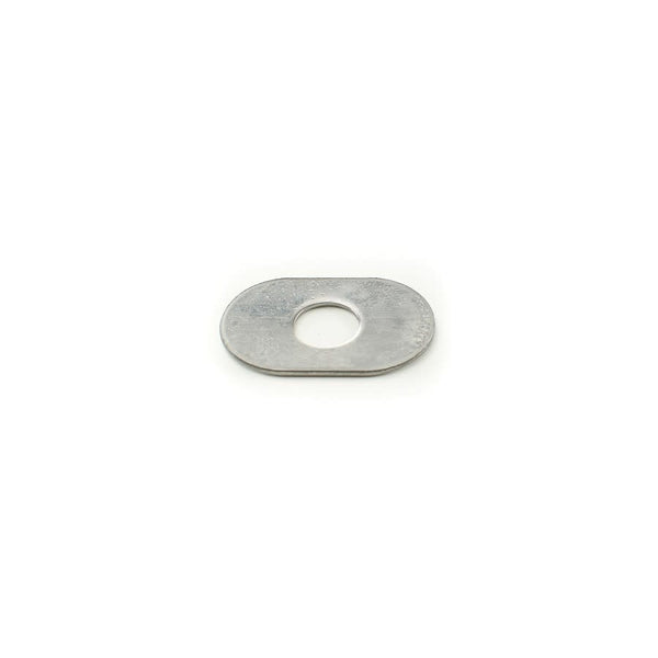 Oval Closet Bolt Washer, Heavy Stainless Steel