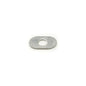 Oval Closet Bolt Washer, Heavy Stainless Steel