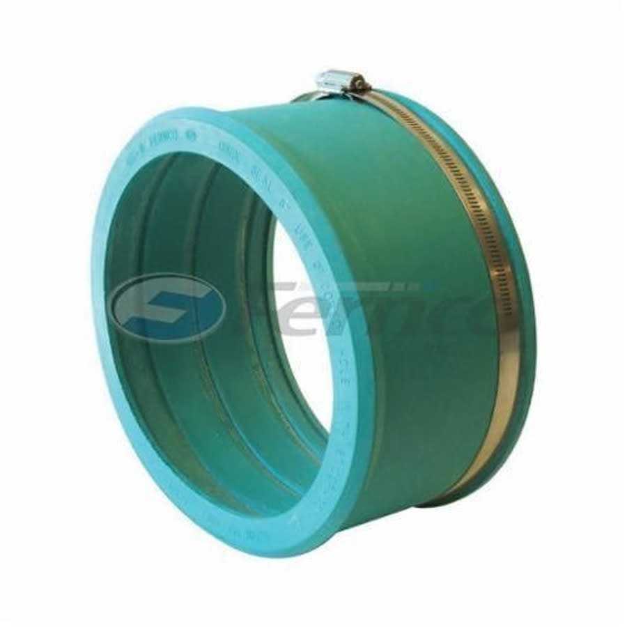 Transition Coupling, 6 in, Quick Seal, Flexible PVC