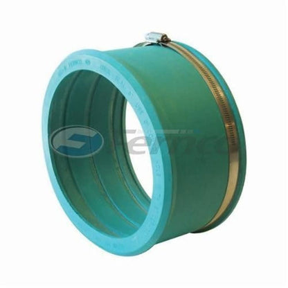 Transition Coupling, 6 in, Quick Seal, Flexible PVC