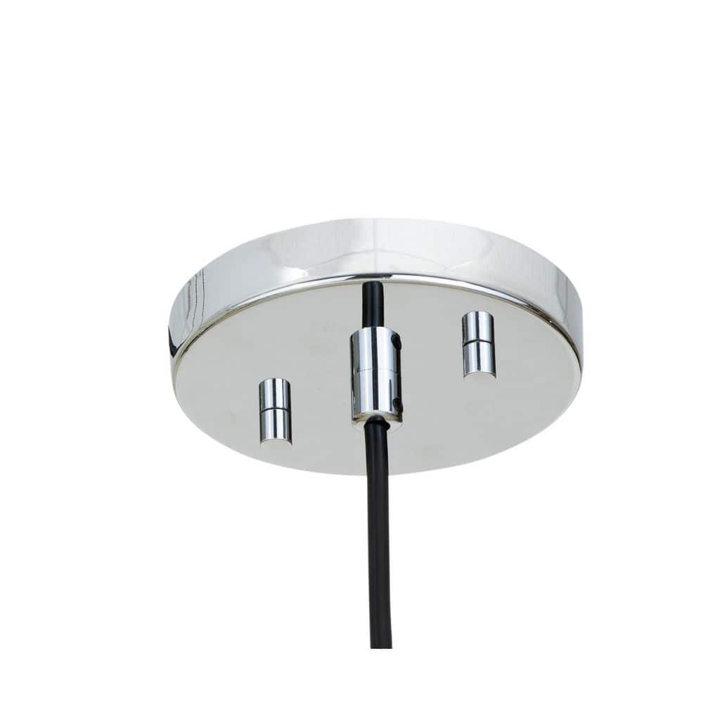 Gia 1 Light Chrome Farmhouse Pendant