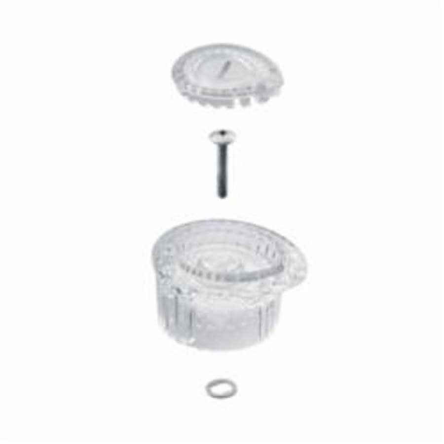Knob Handle Kit, Chateau®, Plastic, Polished Chrome