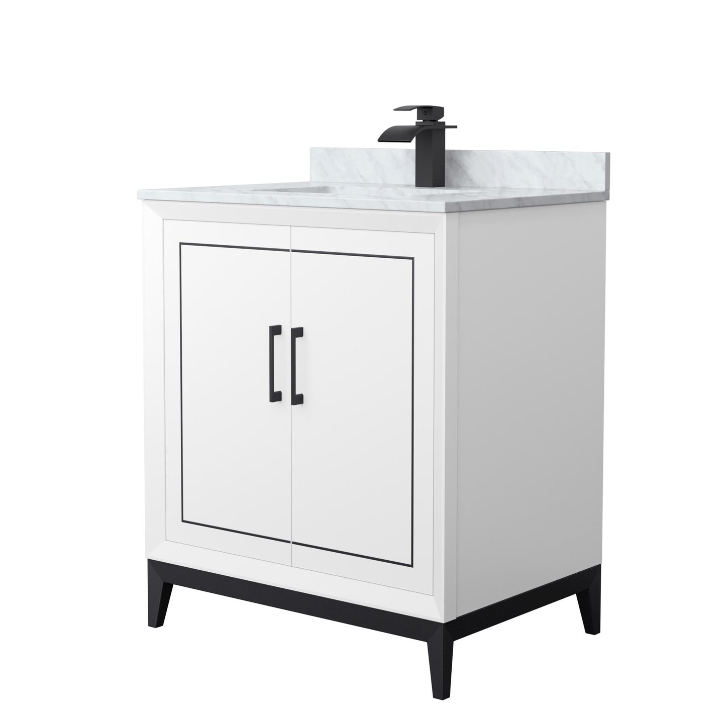 Marlena Single Bathroom Vanity - 30W x 35.25H x 22D