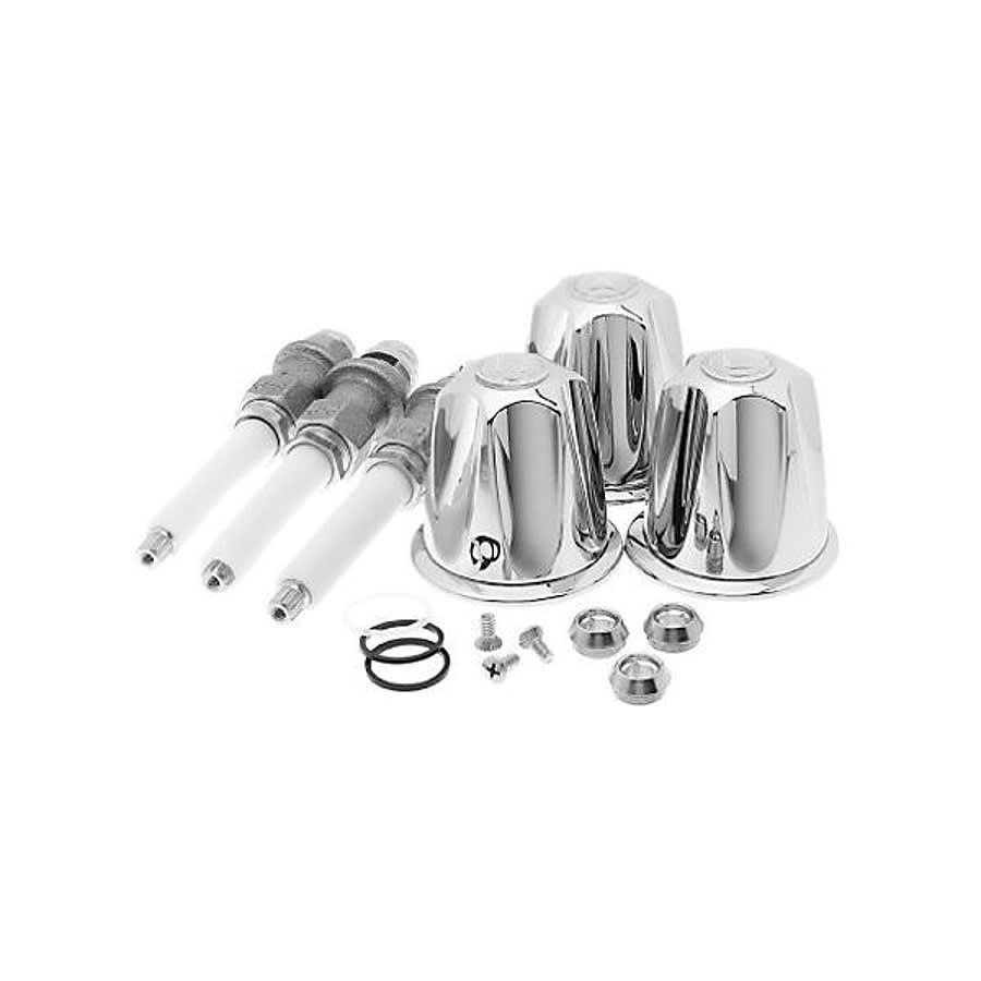 Shower Handle Rebuild Kit, Polished Chrome