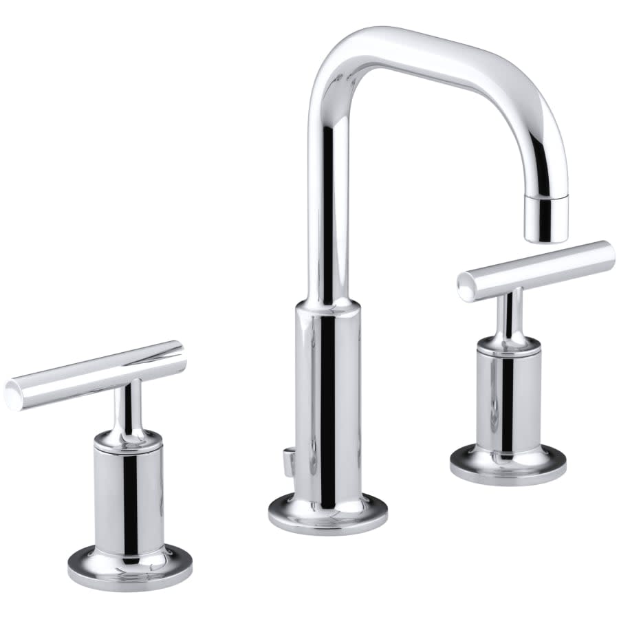 Purist 1.2 GPM Widespread Bathroom Faucet with Pop-Up Drain Assembly