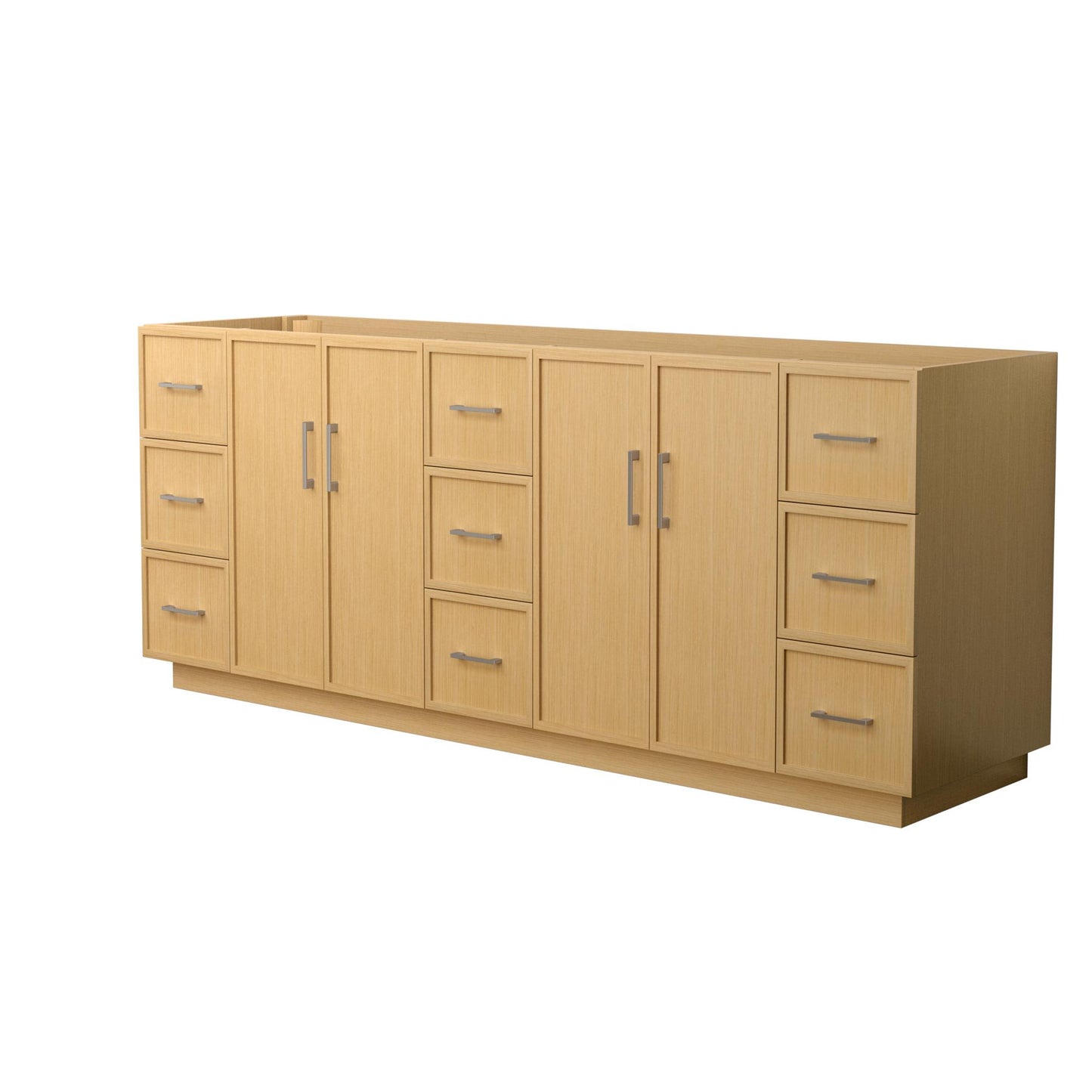 Elan Double Bathroom Vanity with Toe Kick - 83W x 34.25H x 21.5D