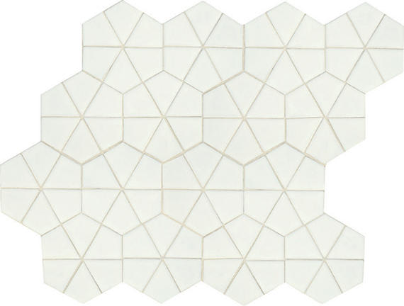Revalia Remix Kaleidoscope White Kaleidoscope 6X6 Glossy