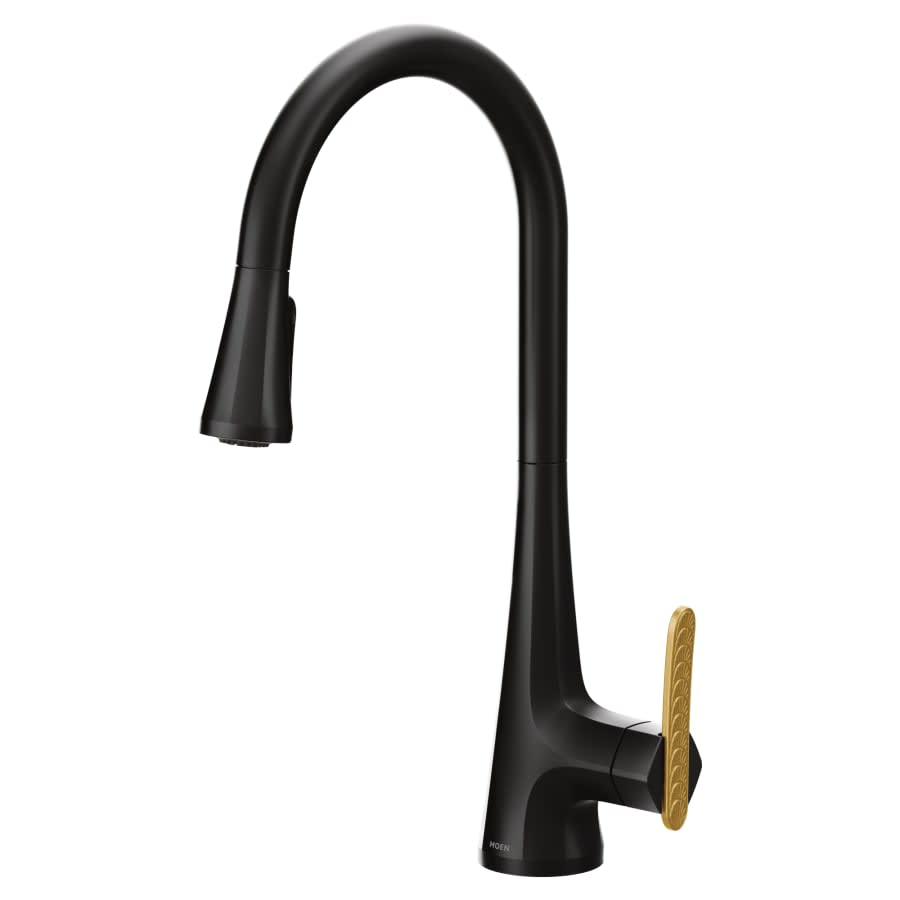 Sinema 1.5 GPM Single Hole Pull Down Kitchen Faucet with Reflex, Duralock and Duralast