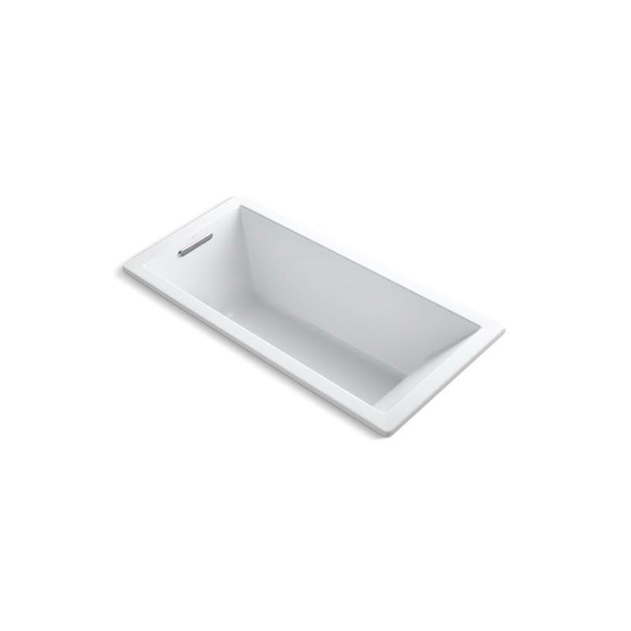 Underscore® Drop-In/Undermount Tub, 66 x 32 x 22 in, End Drain, White