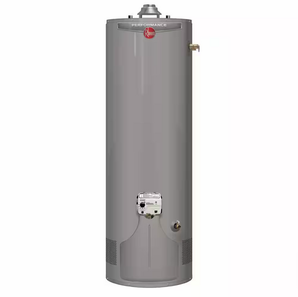 Performance 40 Gal. Tall 6-Year 38,000 BTU Ultra Low NOx (ULN) Natural Gas Tank Water Heater w/ Aluminum Drain Pan