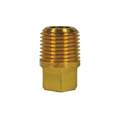 Plug, 1/8 in, MNPT, Lead Free Brass, Rough Brass