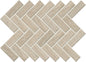Sunset Falls Beige Herringbone 1X3 Matte