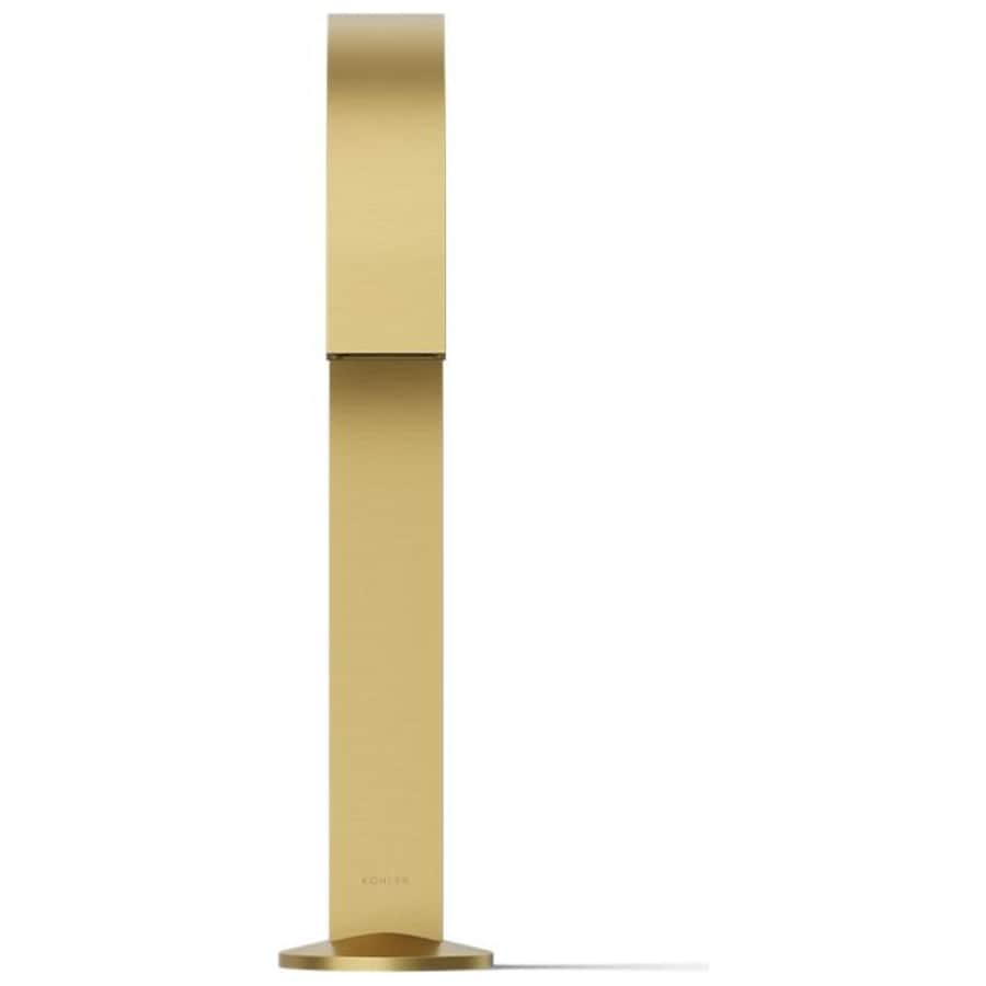 Components 1.2 GPM Widespread Bathroom Faucet with Drain Assembly and Ribbon Design Spout - Less Handles