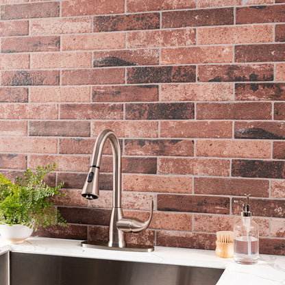 Brickstone Red Porcelain Tile 2X10