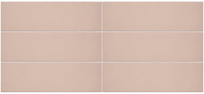 Stencil Blush Rectangle 4X12 Matte