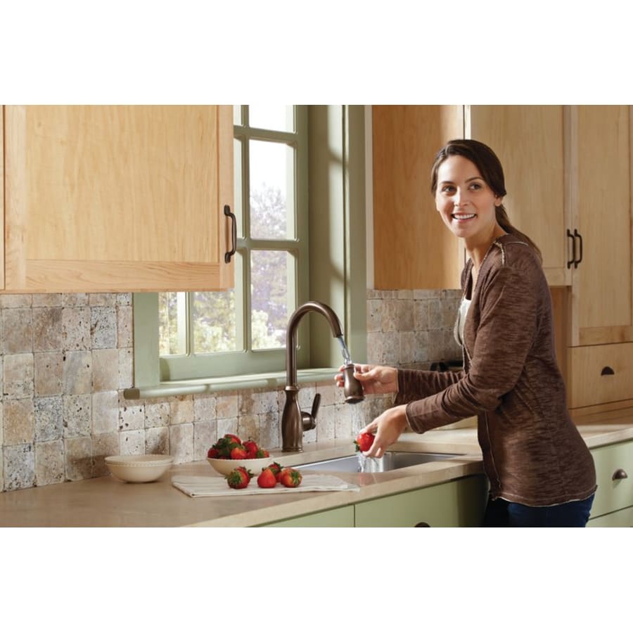 Brantford Single Handle Pulldown Spray Kitchen Faucet with Reflex Technology