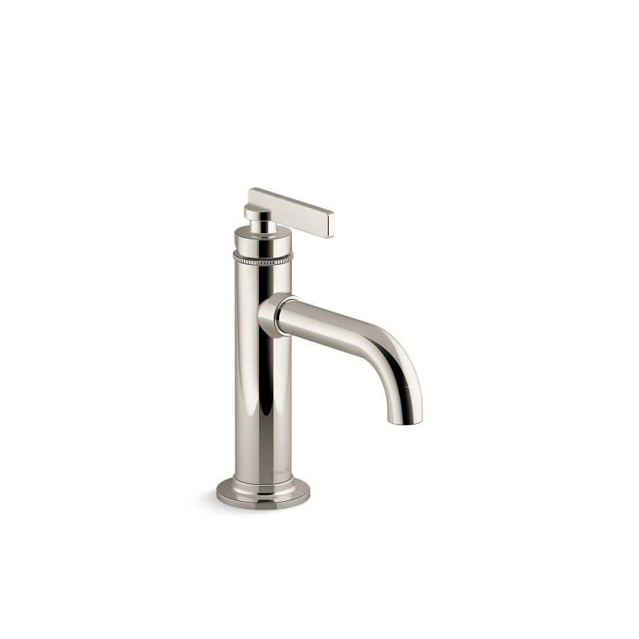 Castia™ by Studio McGee Single Hole Lavatory Faucet, ADA, 1 Handle, 1-Hole, 1.2 gpm, Vibrant Polished Nickel