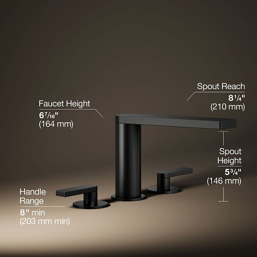 Composed Deck Mounted Roman Tub Filler