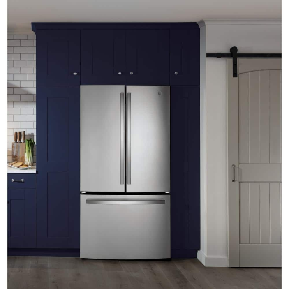 27 cu. ft. French Door Refrigerator in Fingerprint Resistant Stainless with Internal Dispenser, ENERGY STAR