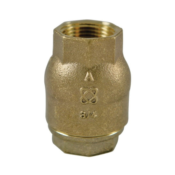 Ring Check® Spring Check Valve, 1 in, FNPT, Bronze