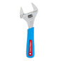 8 in, Adjustable Wrench, Wide Azz®, Chrome, Code Blue®