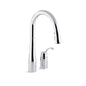 Simplice® Kitchen Faucet, Deck Mount, ADA, 1 Lever Handle, 2-Hole, Polished Chrome