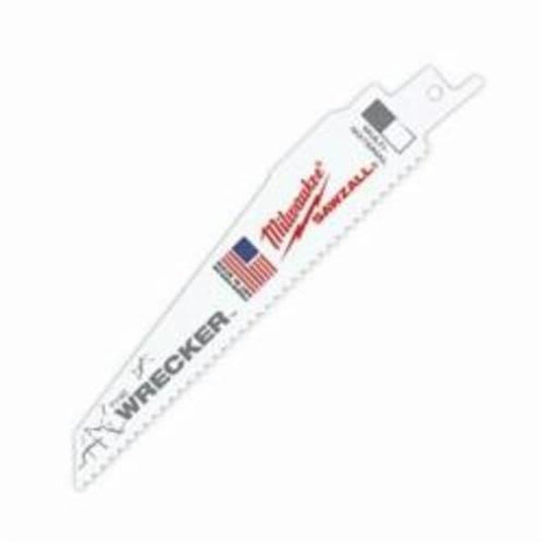 SAWZALL® The Wrecker™ Demolition Reciprocating Saw Blade, 6 in L, 8 tpi, 0.062 in THK, 5-Pack