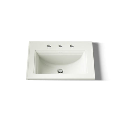 Memoirs Stately 17" Drop In Bathroom Sink with 3 Holes Drilled and Overflow