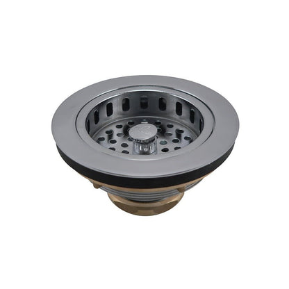 Strainer, Stainless Steel, Polished Chrome Plated