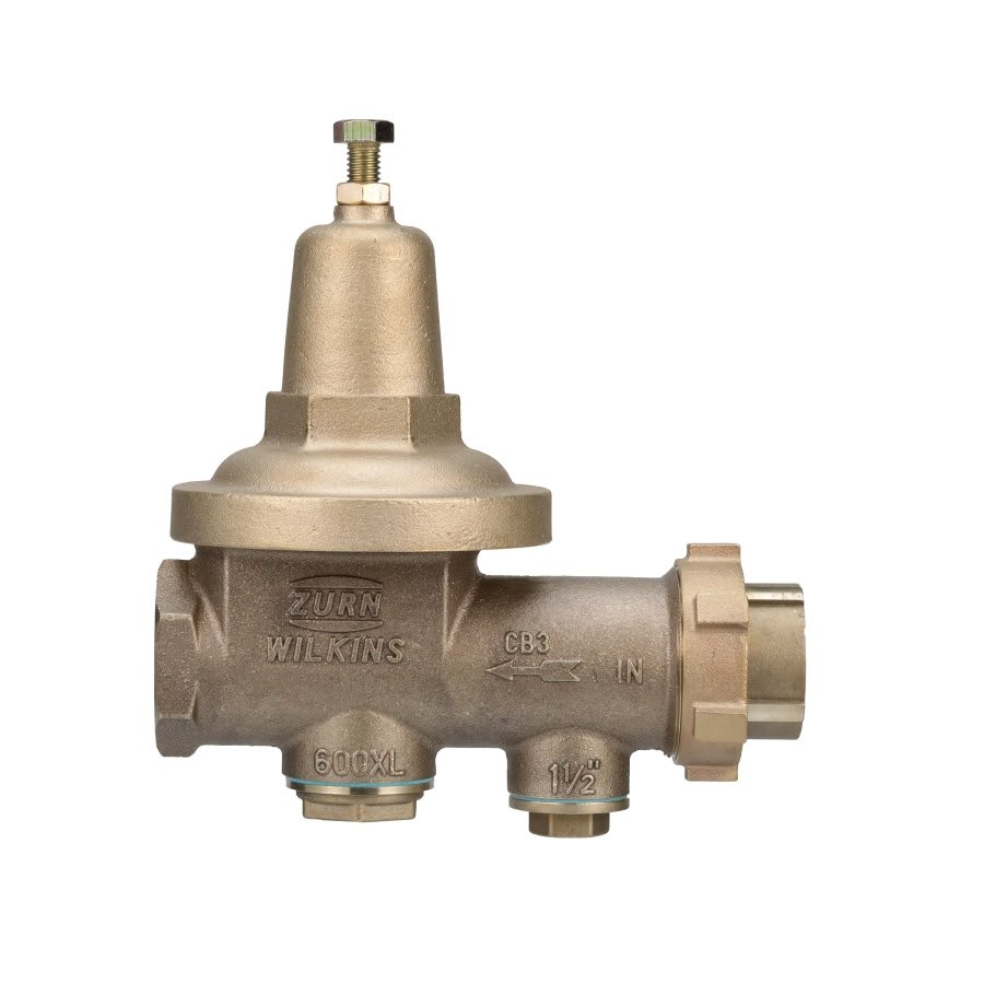 Pressure Reducing Valve, 1-1/2 in, Union FNPT x FNPT, Bronze