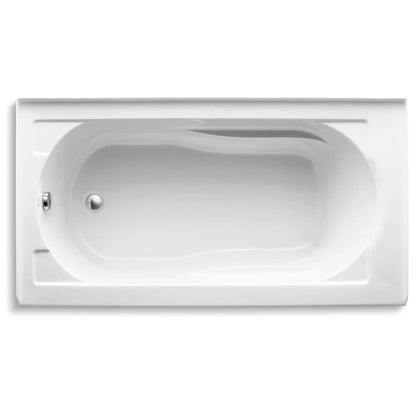 Devonshire Collection 60" Three Wall Alcove Soaking Bath Tub with Left Hand Drain