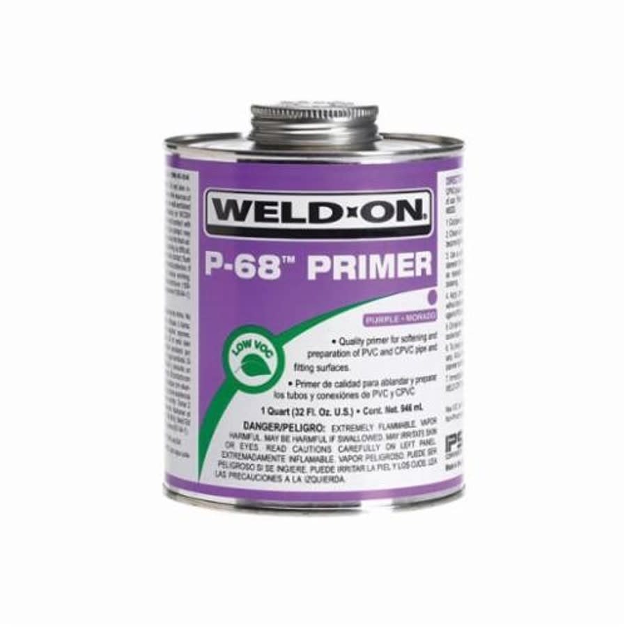 P68™ Primer, 1 pt, Clear, For PVC, CPVC
