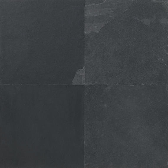 Slate Brazil Black Rectangle, Natural Cleft 12X24