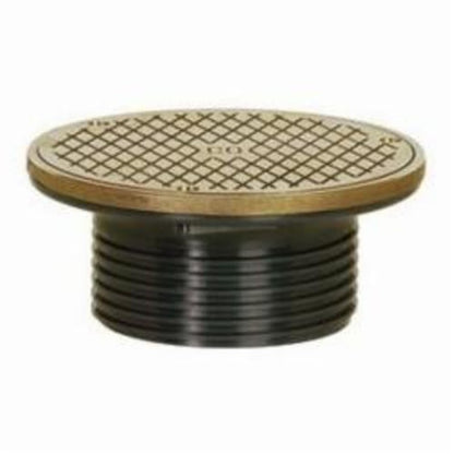 Cleanout Cover, 6-1/2 in, Round, Nickel Bronze