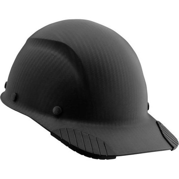 Matte Black Full Brim Carbon Fiber Hard Hat