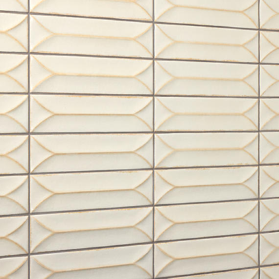 Terramater Vanilla Rectangle, Wave Crest 3.5X15 Glossy