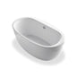 Sunstruck® Freestanding Tub, 66 x 36 x 24-1/2 in, Center Drain, White
