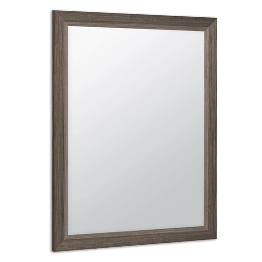 Shaila 24 in. W x 31 in. H Rectangular Framed Vertical/Horizontal Mounted Wall Bathroom Vanity Mirror in Silverleaf